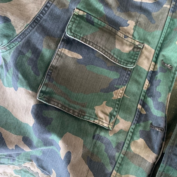 Free people Camouflage Military jacket size M - Picture 5 of 8